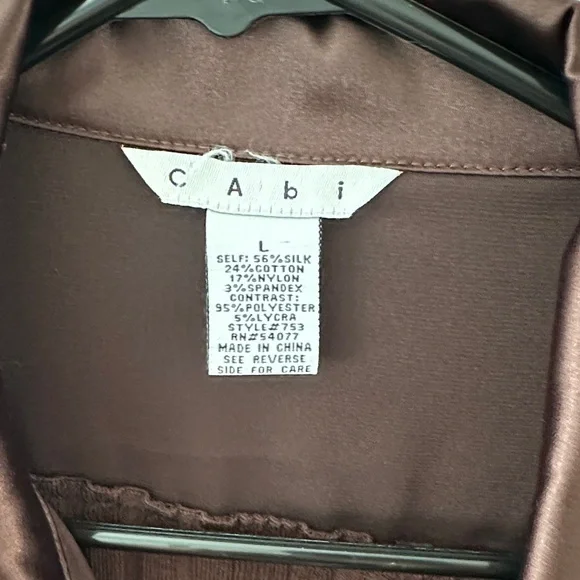 CAbi Dark Brown Ribbed Sweater - Picture 2 of 6